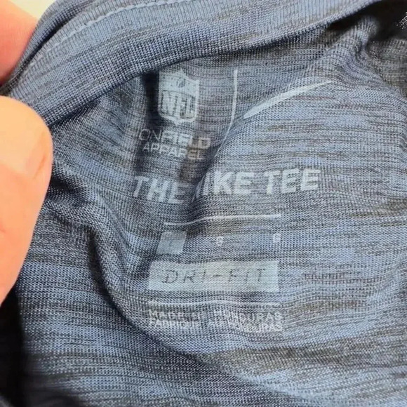 NEW Nike NFL Nike Denver Broncos Training Performance T-Shirt Navy Blue Mens L - Picture 8 of 8